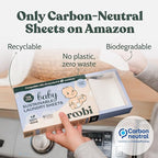 Roobi Baby Laundry Detergent Sheets. Specially Formulated for Sensitive Skin. Newborns, Infants & Toddlers Clothes. Unscented. Up to 128 Loads