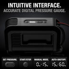 NOCO AIR10: UltraFast 10A Tire Inflator - 12V Portable Air Compressor Pump – 36 SLPM Airflow Inflates 0–40 PSI in 3.8 Minutes – Digital Gauge + Auto-Shutoff