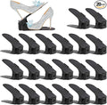 Soerreo Shoe Slot Storage Box Adjustable Shoe Rack Save Space Suitable for High Low Heels, Sneakers and Sandals (20 Piece Set)