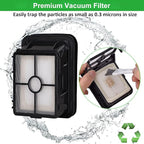 for Bissell CrossWave Pet Pro 2306A CrossWave 1785 Series Replacement Parts 2 Pack 2460 Multi-Surface Pet Pro Cleaner Brush Rolls Tangle-Free+2 Pack 1866 Vacuum Filters Part 1613568 1608684