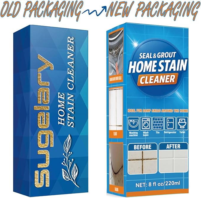 Sugelary Household Washing Machine Cleaner for Washing Machine, Refrigerator Strips, Cleaner Gel for Home Sink Shower with Brush(8 fl.oz)