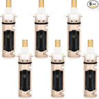 Qunclay 6 Pack Compatible with Moen 1222 Replacement Cartridge Kit One-handle Positemp Faucets Tub Bathtub Shower Cartridge Replacement Tool Brass and Plastic Shower Part
