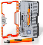 120-IN-1 Mini Electric Screwdriver Set is a comprehensive electric precision tool kit designed for electronics repair and assembly tasks