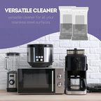 Swanky Stainless Steel Cleaner Wipes - Grime & Grease Remover Kitchen Cleaning Supplies - Clean & Shine, For Stove Top, Refrigerator, Sink, Oven, & Household Appliances - Soft Wipes, 30 Count