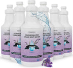 Steam & Go Demineralized Water for Steam Cleaner - PVC-Free Floor Cleaning Solution Compatible for All Steam Mops - Multi-Surface Cleaner for Home Surfaces - Lavender Scent, 32 oz (Pack of 6)