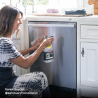 Weiman Stainless Steel Cleaner and Polish - Protects Appliances from Fingerprints, Leaves a Streak-Free Shine for Refrigerator, Dishwasher, Oven, Grill, 2 Pack With Microfiber Cloth