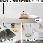 Soap Dish Bathroom Resin Soap Holder Soap Tray for Shower Sponge Holder for Kitchen Sink(Beige)