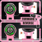 Tegatok Cordless Drill Set,12V Power Drill Set with Battery and Charger, Electric Driver Drills Bits, 3/8'' Keyless Chuck,18+1 Torque Setting with LED Electric Drills Set, Pink