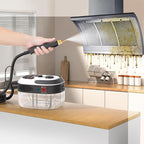 Handheld Pressurized Steam Cleaner,2500W Handheld High Temp Portable Cleaning Machine, Cleaning for Couch, Auto, Floor and More (White)