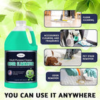 Multi Purpose Cleaner Pet Odor eliminator - pH Neutral - Strong Odor Floor Cleaner - Pet Odor Eliminator for Home - Best Scent Remover for Cat and Dog Pee All Purpose Cleaner 1 gallon (Sky Breeze)