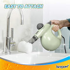 KEEPOW Universal Microfiber Cloths for Handheld Steam Cleaner Attachments Compatible with Bissell Steam Shot, Comforday, PurSteam, Washable Rags, 4 Pack