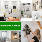 200Pcs Self-Drilling Drywall Anchors, 100Pcs Wall Anchors and 100 Pcs Cross Head Screws, Drywall Anchors and Screw kit, Heavy-Duty Metal Wall Anchors, No Drilling Required, Easy to Use