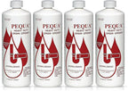 PEQUA INDUSTRIES Pequa Heavy Duty Drain Opener, Non-Acid, Fast-Acting Formula, Industrial strength Drain Cleaner for Sinks, Tubs, Septic Tanks - 32 Oz (Pack of 4)
