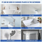 2Pcs Stubborn Stains Cleaner,Limescale Cleaner,Bathroom Foam Cleaner Spray,Bathroom Descaler Cleaner,All-Purpose Bathrooms Descaler Foam Spray
