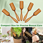 20-Pack Mini Gardening Shovel Spoons, Plastic Garden Soil Scoops for Cultivation Digging Transplanting/Flower Planting/Plant Succulent, Colorful Small Gardening Tools [Brown]