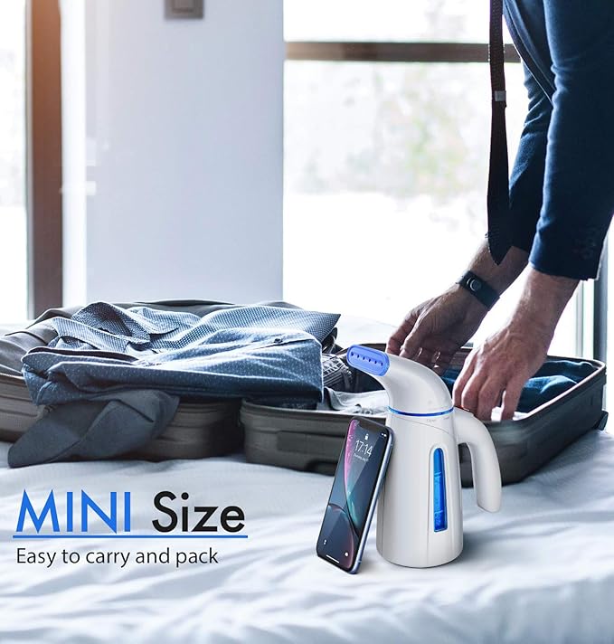 OGHom Steamer for Clothes, Handheld Clothing Steamer for Garment, 240ml Portable Travel Steam Iron (Only for 120V)