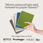 Vove Swedish Dishcloths 5-Pack, Essential Neutrals - FSC Certified Cellulose & Cotton, Oeko-TEX Standard 100, Reusable Washable Kitchen Cleaning Cloths, Eco Friendly Floral Design