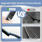 5 PCS Crevice Cleaning Brush, Multifunctional Hard Bristle Grout Cleaner Brush, Bathroom Cleaning Brush Tool with Clip,Kitchen Brush for Household, Kitchen, Window, Sink, Toilet, Grout