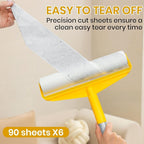 Lint Roller Refills for Lint Remover,9.45" Giant Lint Roller Refill 540 Sheets Total，for Cleaning Floors, Carpets, Cars, Clothing and pet Hai