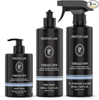 Preston Lane Luxury Kitchen Set – Hand Wash, Dish Soap & All-Purpose Cleaner | Plant-Powered Cleaning Essentials Bundle with Fine Italian Fragrance, Terrace View Scent