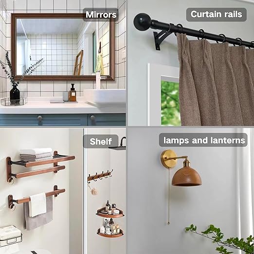 80 Pcs Self-Drilling Drywall Anchors - #8 x 1-1/4" Dry Wall Anchors and Screws Kit