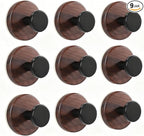 Suction Cup Hooks for Shower, 9 PCS Waterproof Towel Hooks for Bathroom Window Glass Door Adhesive Hooks, Bath Robe Looafh Wreath Hooks for Hanging, No Drill Removable & Reusable