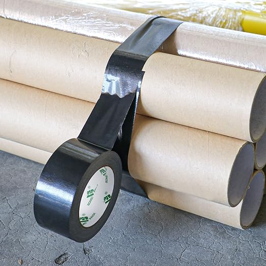 2 Pack Duct Tape Heavy Duty,9 Mil Thickness,2 Inches x 30 Yards,Strong Industrial Strength,Flexible,No Residue,Waterproof and Tear by Hand,Multi-Use for Indoor & Outdoor Repairs(Black)