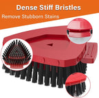 2 Pack Upgraded Spin Mop Replace Scrub Mop Brush Compatible with O Cedar 2 Tank RinseClean, Great for Kitchen, Deck, Bathroom and Shower Floor Scrubber