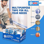 Blue Painters Tape 1.5 Inch Wide, 30 Rolls Masking Tape - Perfect for Precise Lines on Walls & Trim, Multi-Surface, Residue-Free, Easy Removal - Ideal for Indoor & Outdoor Use, 1.41in x 60yds