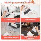 Portable Hand Broom and Dustpan Set, Cute Rabbit Design Portable Mini Broom and Dustpan Set with Durable Brush, Lightweight Dust Pan and Brooms for Desktop Kitchen Small Space Cleaning