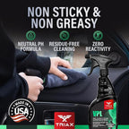 Triax Vinyl, Plastic & Leather VPL Premium Cleaner with UV Shield, Leather Scent (23 Ounce)