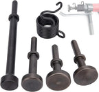 Smoothing Air Hammer Bits Set, 5Pcs Smoothing Air Hammer Tool Kit Air Hammer Atachments Air Chisel Bits, Extended Length Pneumatic Hammer Bit with Spring, Power Hammer Drills Tools & Home Improvement