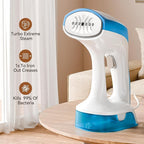 Portable Handheld Garment and Fabric Steamer 1000 Watts, PortableSteamer for Clothes,Quick Heat Aluminum alloy plate Steam Nozzle, 30s Fast Heat-up, 260ml Big Water Tank