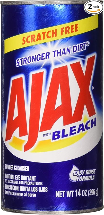 Ajax Powder Cleanser with Bleach, 14 oz (396 g) (2 Pack)