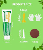 Indoor Safe & Odorless Wall Hole Repair Mixture – Quick-Dry with Scraper, Fast Fills Cracks for Smooth Paint-Ready Walls (Wall Repair Paste 1 Pack)