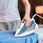 Reliable Velocity 180IR Patented Compact Vapor Generator Steam Iron with no leak or drip technology. Perfect for Clothes, Sewing, Quilting and Crafting, Ceramic Soleplate, Continuous Steam Ironing