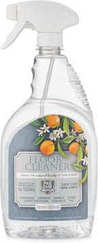ProCare Citrus Floor Cleaner - Vinyl, Wood, Tile & Laminate Floor Cleaner for Mopping, Cleaning Solution Concentrate Floor Cleaner with Citrus Aroma, 32oz Spray Bottle + 8oz Concentrated Bottle Bundle