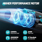 Cordless Vacuum Cleaner Compatible with Makita 18V Battery, Handheld Battery Powered Vacuum Portable Vacuum for Home, Car, Pet Hair, with 4-in-1 Nozzles & 3 HEPA Filter, No Batteries