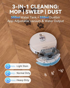 Robot Vacuum and Mop Combo,Self Emptying Station for 70 Days Cleaner with LiDAR Navigation Smart Mapping & Max Strong 8000Pa Suction WiFi/App/Alexa Voice Control, Obstacle Avoidance for Hard Floors