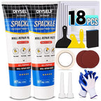 DIYSELF 18 Pack Drywall Repair Kit, Spackle Wall Repair for Nail Holes, Drywall Patch Kits, Hole Putty Filler for Small Hole Repair, Wall Patch Repair Kit for Home, Apartment, Nursery