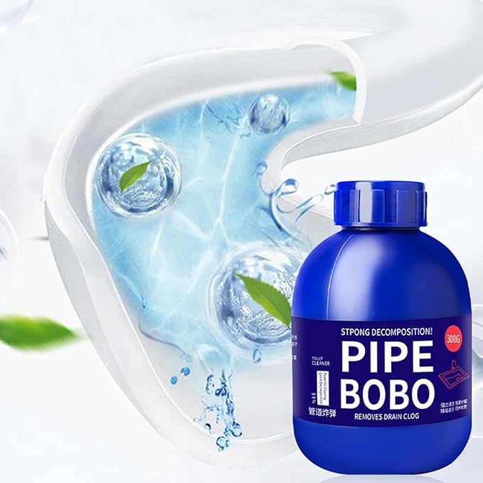 Heavy-Duty Pipe Declogger & Deodorizer, Professional Strength Pipe Dredging Formula, Fast-Acting Sink/Toilet/Kitchen Drain Opener, Powerful Unclogging, Clog Remover, Shower, Tub, Compatible (2)