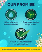 Laundry Detergent Sheets - Travel Laundry, Eco Friendly Detergent, Lightweight Dissolvable Washer Sheets for Fresh & Clean Clothes, Zero Waste Laundry Soap Sheet Up to 100 Loads By Blue Bubble