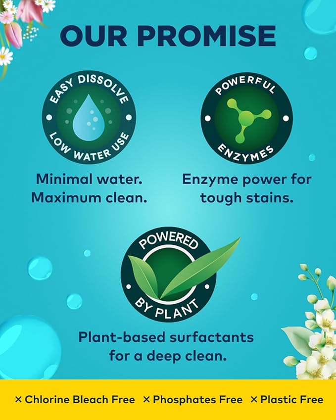 Laundry Detergent Sheets - Travel Laundry, Eco Friendly Detergent, Lightweight Dissolvable Washer Sheets for Fresh & Clean Clothes, Zero Waste Laundry Soap Sheet Up to 100 Loads By Blue Bubble