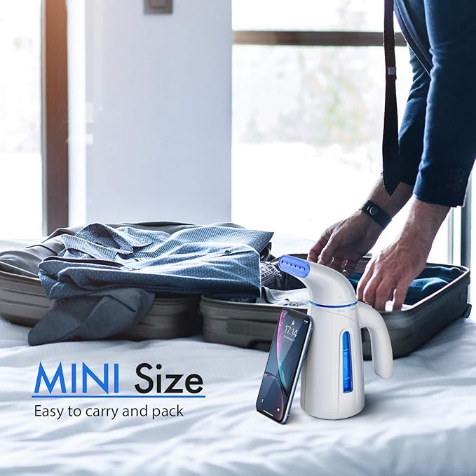 OGHom Steamer for Clothes, Handheld Clothing Steamer for Garment, 240ml Portable Travel Steam Iron (Only for 120V)
