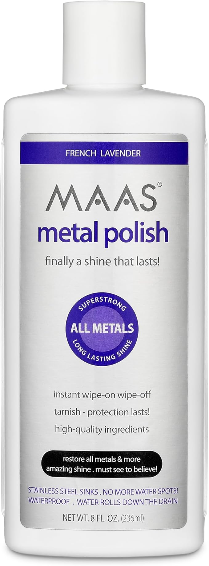 MAAS International Liquid Metal Polish, 8-Ounce