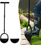 Edger Lawn Tool 41 Inches with Two Replaceable Blades Manual Lawn Edger with T-Grip for Yard, Garden, Landscaping, Sidewalk and Flower Bed