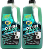 Zep Drain Defense Pipe Build-Up Remover - 64 oz (Case of 2) ZLDC648 - Professional Strength