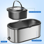 Spin Mop and Bucket with Wringer Set for Home,360° Mop and Bucket with Separate Clean and Dirty Water,Wet Dust Mop for Floor Cleaning with Extra Refills (Silver)