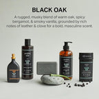 Barrel & Oak Aluminum Free Deodorant for Men, Natural Men's Deodorant with Bergamot & Black Pepper Essential Oil for Delicate Skin, Grooming Kit Gifts for Men, Black Oak, 2.7 oz