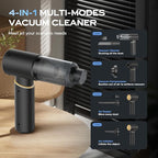 BSRCO Hand Held Vacuum Cordless Rechargeable: 15000PA Powerful Suction Hand Held Car Vacuum Cleaner,1.25 lbs Lightweight & Washable Filter Air Duster and Vacuum Cleaner for Home, Car,Pets